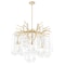 Cwi Lighting Anita 6 Light Chandelier With Gold Leaf Finish 1094P26-6-620 - alternate 1